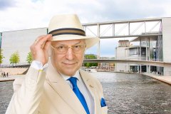 Walter F.W. Binder mit Hut